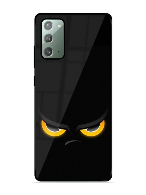 Scary Yellow Eye Glossy Metal TPU Phone Cover for Samsung Galaxy Note 20 Zapvi