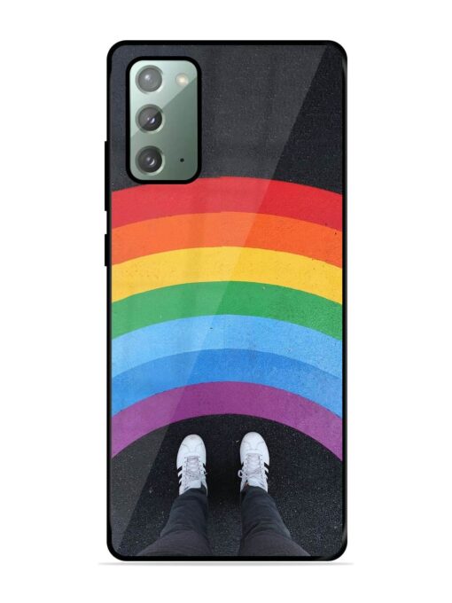 Legs Rainbow Glossy Metal TPU Phone Cover for Samsung Galaxy Note 20 Zapvi