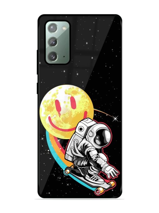 Astronaut Art Glossy Metal Phone Cover for Samsung Galaxy Note 20 Zapvi