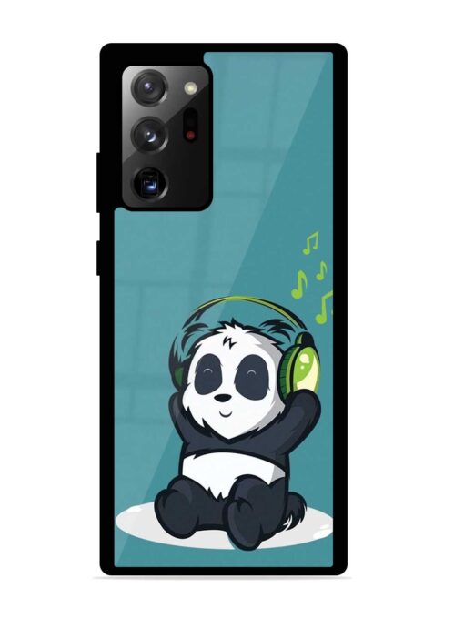 Music Panda Glossy Metal Phone Cover for Samsung Galaxy Note 20 Ultra Zapvi