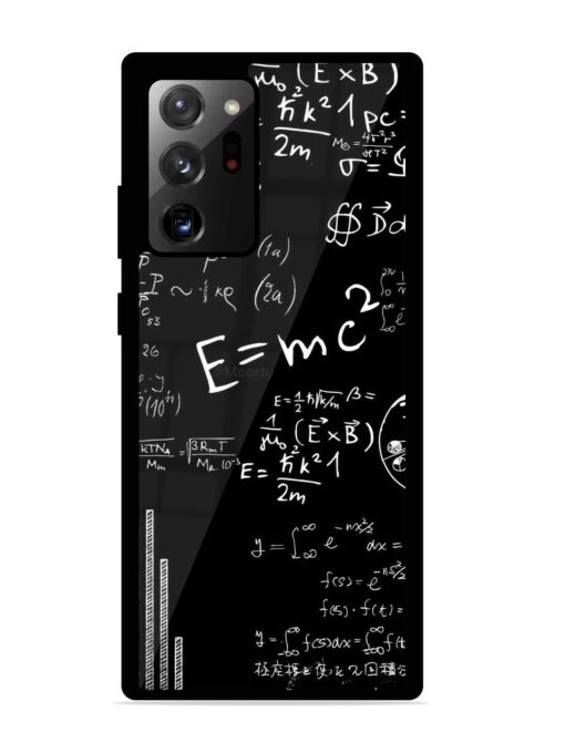 E=Mc2 Mass?Energy Equivalence Glossy Metal Phone Cover for Samsung Galaxy Note 20 Ultra Zapvi