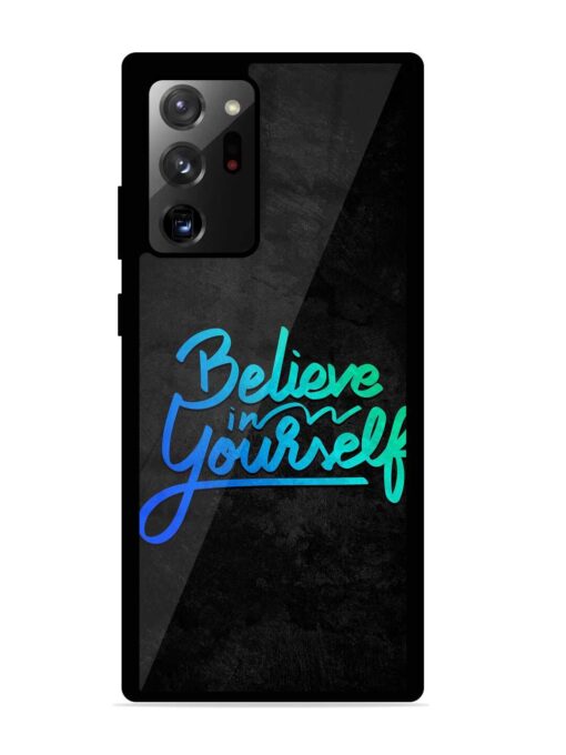 Believe In Yourself Glossy Metal Phone Cover for Samsung Galaxy Note 20 Ultra Zapvi