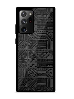 Seamless Pattern Glossy Metal Phone Cover for Samsung Galaxy Note 20 Ultra