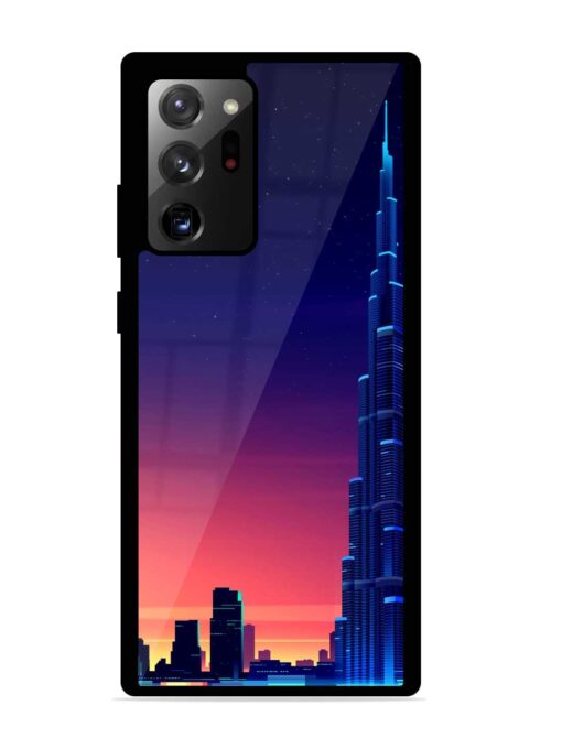 Burj Khalifa Abstract Glossy Metal Phone Cover for Samsung Galaxy Note 20 Ultra