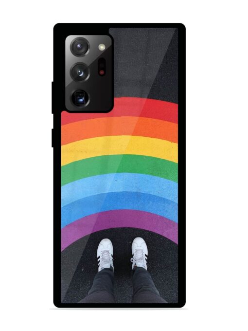 Legs Rainbow Glossy Metal TPU Phone Cover for Samsung Galaxy Note 20 Ultra Zapvi