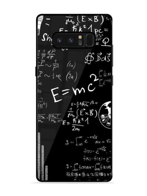 E=Mc2 Mass?Energy Equivalence Glossy Metal Phone Cover for Samsung Galaxy Note 8