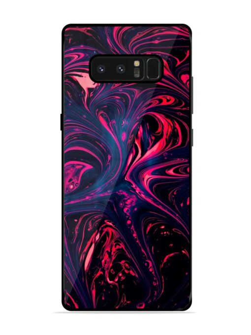 Abstract Background Glossy Metal Phone Cover for Samsung Galaxy Note 8 Zapvi