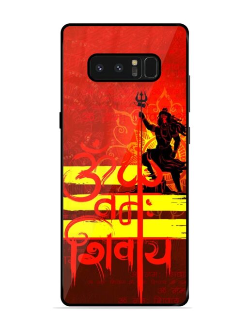 Illustration Lord Shiva Glossy Metal TPU Phone Cover for Samsung Galaxy Note 8