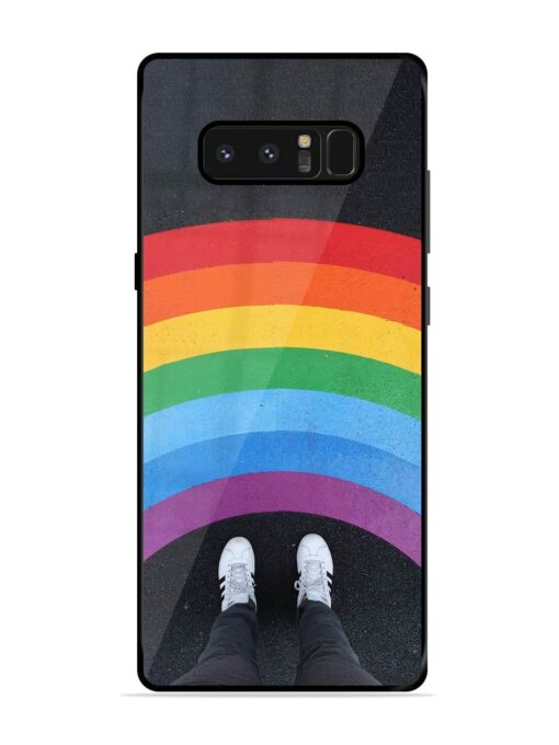 Legs Rainbow Glossy Metal TPU Phone Cover for Samsung Galaxy Note 8