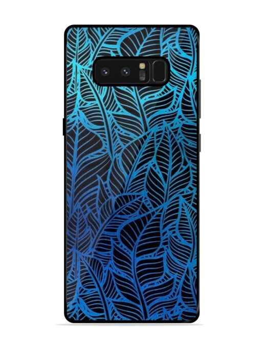 Decorative Topical Glossy Metal Phone Cover for Samsung Galaxy Note 8