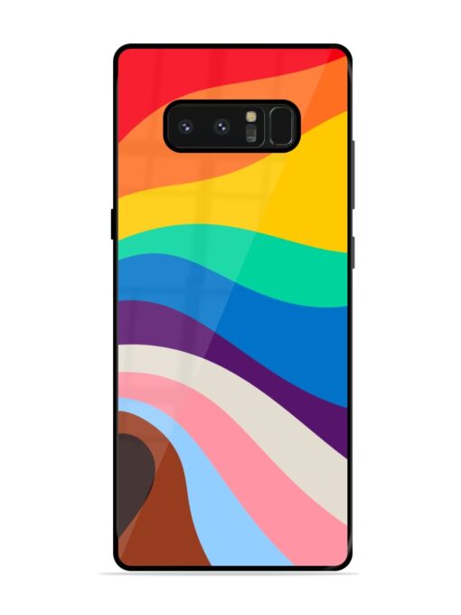 Minimal Pride Art Glossy Metal Phone Cover for Samsung Galaxy Note 8 Zapvi