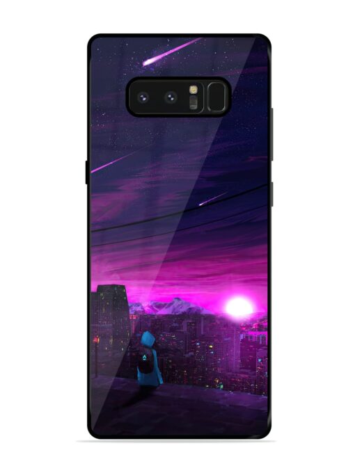 Empty Attempt Glossy Metal Phone Cover for Samsung Galaxy Note 8