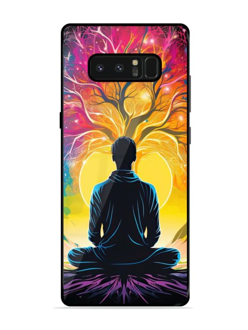 Mind Colourful Glossy Metal Phone Cover for Samsung Galaxy Note 8