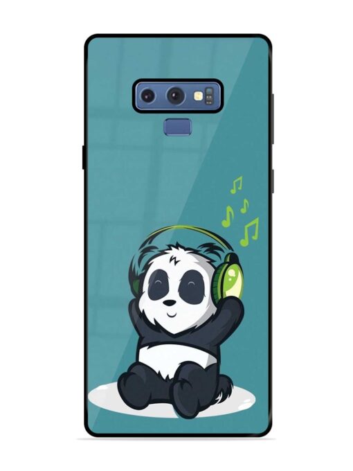 Music Panda Glossy Metal Phone Cover for Samsung Galaxy Note 9