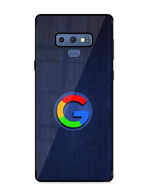 Google Logo Printed Glossy Metal TPU Phone Cover for Samsung Galaxy Note 9