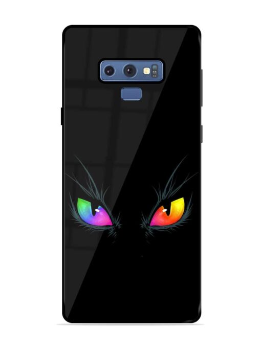 Cat Eyes Glossy Metal Phone Cover for Samsung Galaxy Note 9