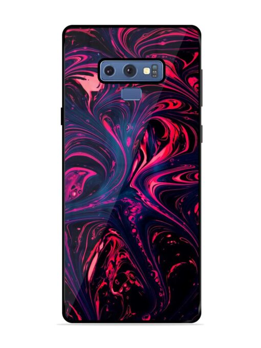 Abstract Background Glossy Metal Phone Cover for Samsung Galaxy Note 9 Zapvi