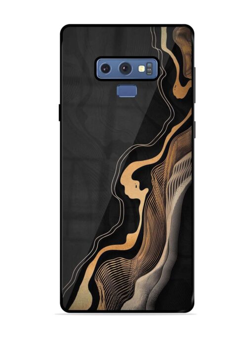 Abstract Art Glossy Metal TPU Phone Cover for Samsung Galaxy Note 9 Zapvi