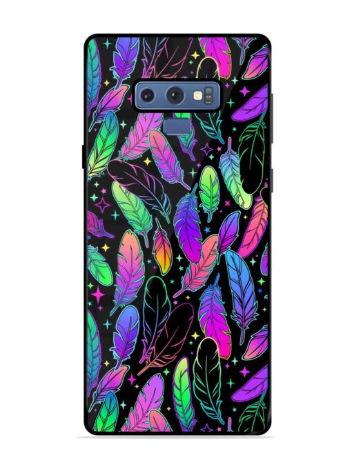 Bright Multi Colored Seamless Glossy Metal Phone Cover for Samsung Galaxy Note 9 Zapvi