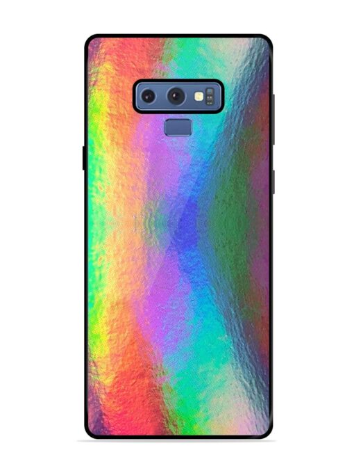 Colorful Holographic Background Glossy Metal TPU Phone Cover for Samsung Galaxy Note 9