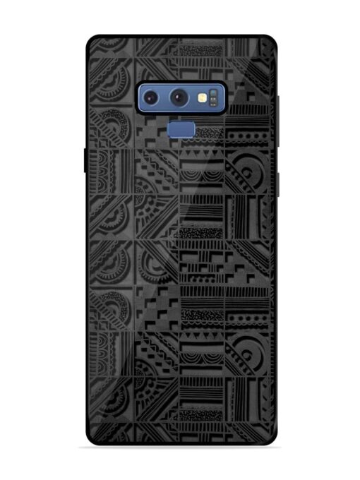 Seamless Pattern Glossy Metal Phone Cover for Samsung Galaxy Note 9 Zapvi