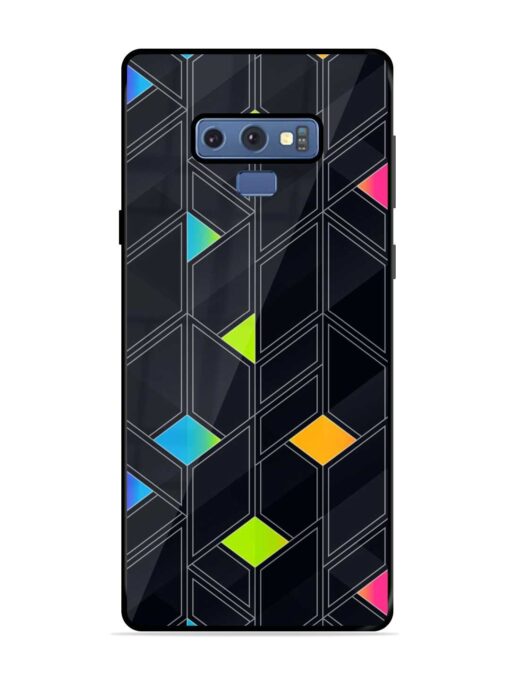 Abstract Mosaic Seamless Glossy Metal Phone Cover for Samsung Galaxy Note 9 Zapvi