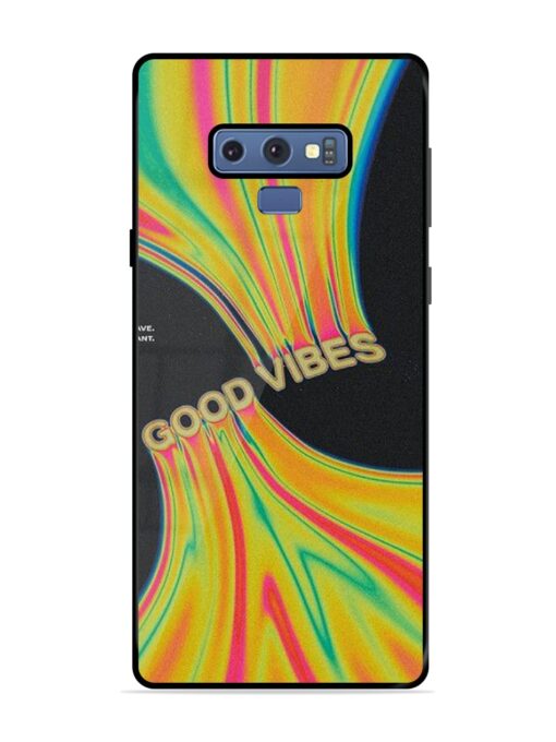 Good Vibes Glossy Metal Phone Cover for Samsung Galaxy Note 9