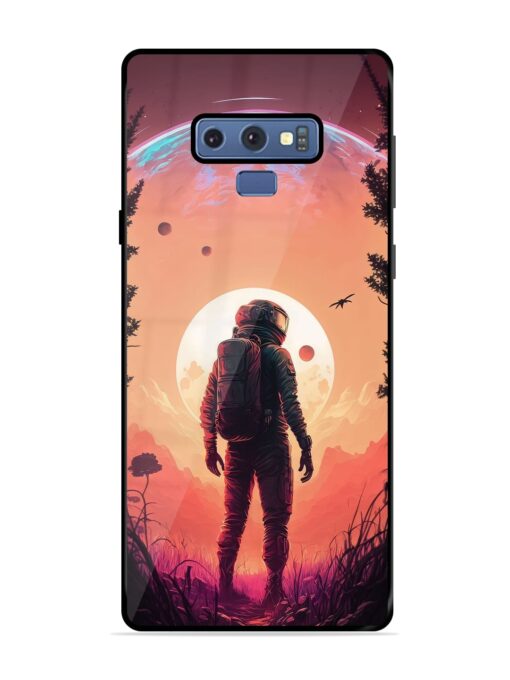 Red Sky At Morning Glossy Metal Phone Cover for Samsung Galaxy Note 9