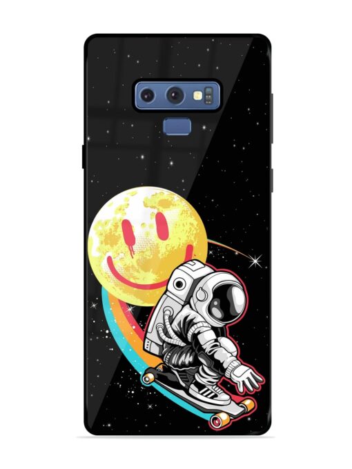 Astronaut Art Glossy Metal Phone Cover for Samsung Galaxy Note 9 Zapvi