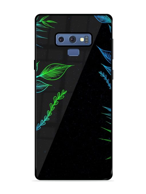 Aesthetic Neon Glossy Metal Phone Cover for Samsung Galaxy Note 9 Zapvi