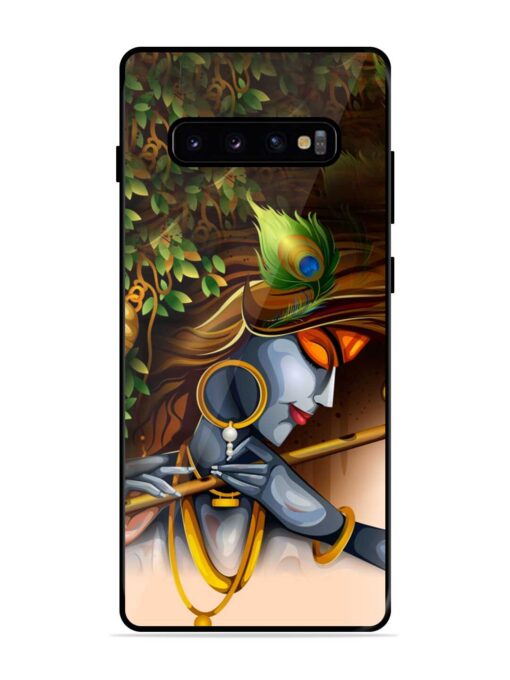 Krishna Glossy Metal Phone Cover for Samsung Galaxy S10 Plus