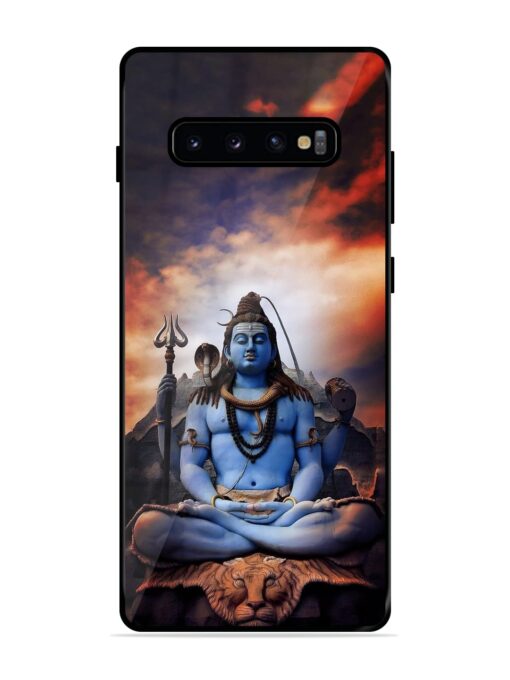 Jai Jai Shiv Glossy Metal Phone Cover for Samsung Galaxy S10 Plus Zapvi