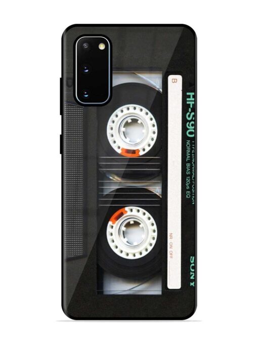 Sony Hf-S90 Cassette Glossy Metal Phone Cover for Samsung Galaxy S20 Zapvi