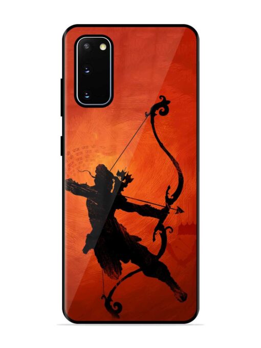 Illustration Lord Rama Glossy Metal Phone Cover for Samsung Galaxy S20 Zapvi