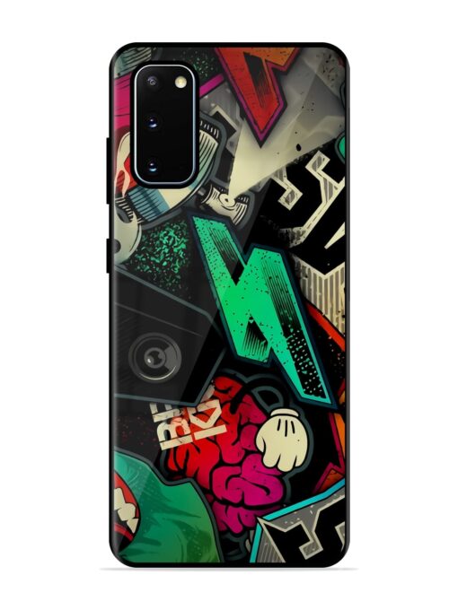 Graffiti Art Glossy Metal Phone Cover for Samsung Galaxy S20 Zapvi