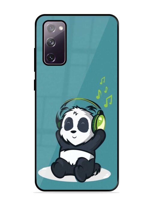 Music Panda Glossy Metal Phone Cover for Samsung Galaxy S20 Fe (5G) Zapvi