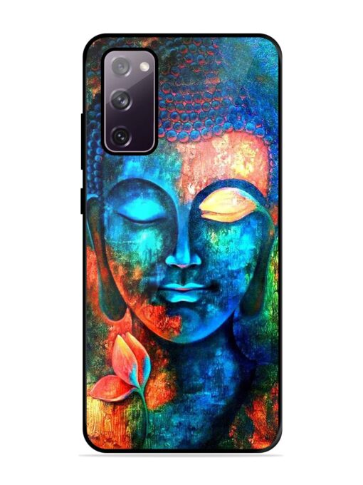 Buddha Painting Glossy Metal Phone Cover for Samsung Galaxy S20 Fe (5G) Zapvi