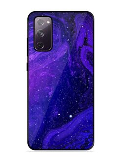 Galaxy Acrylic Abstract Art Glossy Metal Phone Cover for Samsung Galaxy S20 Fe (5G)