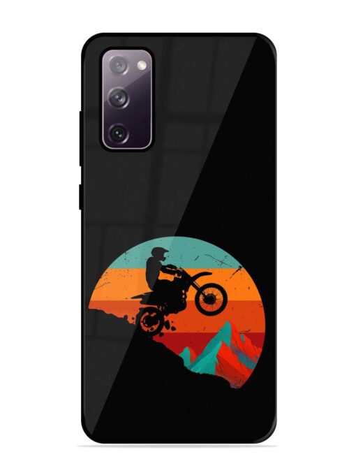 Mountain Bike Glossy Metal Phone Cover for Samsung Galaxy S20 Fe (5G) Zapvi