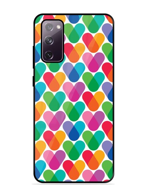 Overlapping Colors Colorful Glossy Metal TPU Phone Cover for Samsung Galaxy S20 Fe (5G) Zapvi