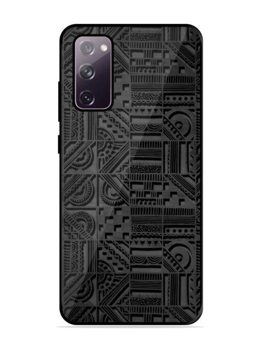 Seamless Pattern Glossy Metal Phone Cover for Samsung Galaxy S20 Fe (5G)