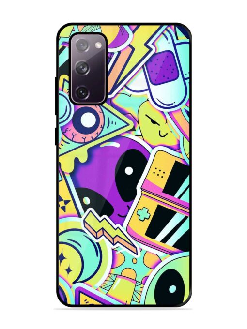 Scratch Art Glossy Metal Phone Cover for Samsung Galaxy S20 Fe (5G) Zapvi