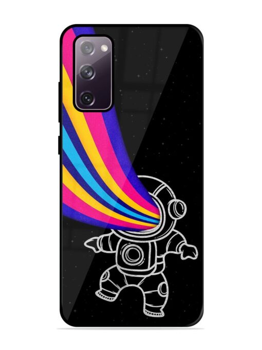 Astronaut Glossy Metal TPU Phone Cover for Samsung Galaxy S20 Fe (5G) Zapvi