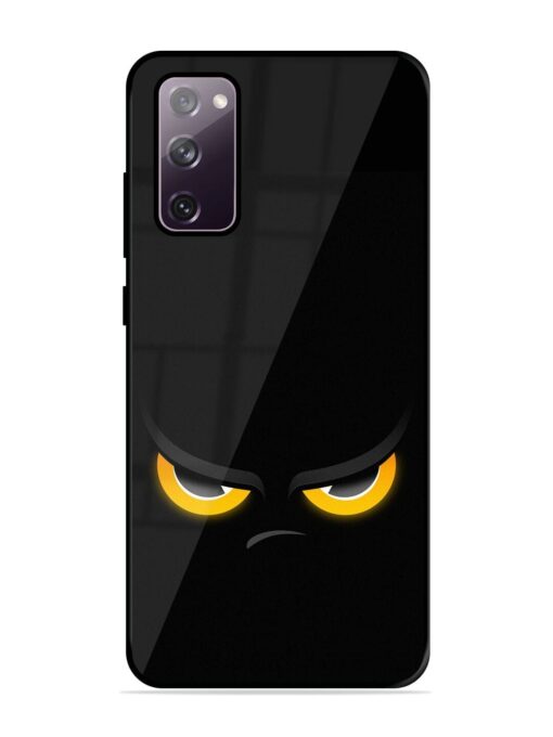 Scary Yellow Eye Glossy Metal TPU Phone Cover for Samsung Galaxy S20 Fe (5G) Zapvi