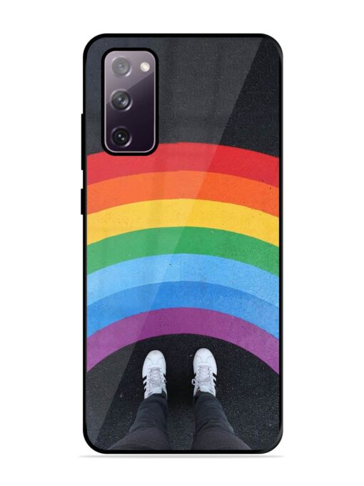 Legs Rainbow Glossy Metal TPU Phone Cover for Samsung Galaxy S20 Fe (5G) Zapvi