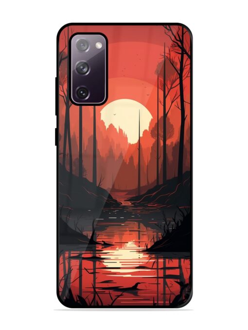 Natural Landscape Glossy Metal Phone Cover for Samsung Galaxy S20 Fe (5G) Zapvi