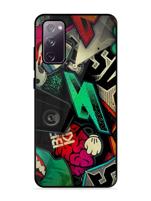 Graffiti Art Glossy Metal Phone Cover for Samsung Galaxy S20 Fe (5G) Zapvi