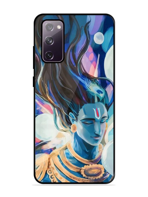 Bhagwan Sri Krishna Glossy Metal Phone Cover for Samsung Galaxy S20 Fe (5G) Zapvi