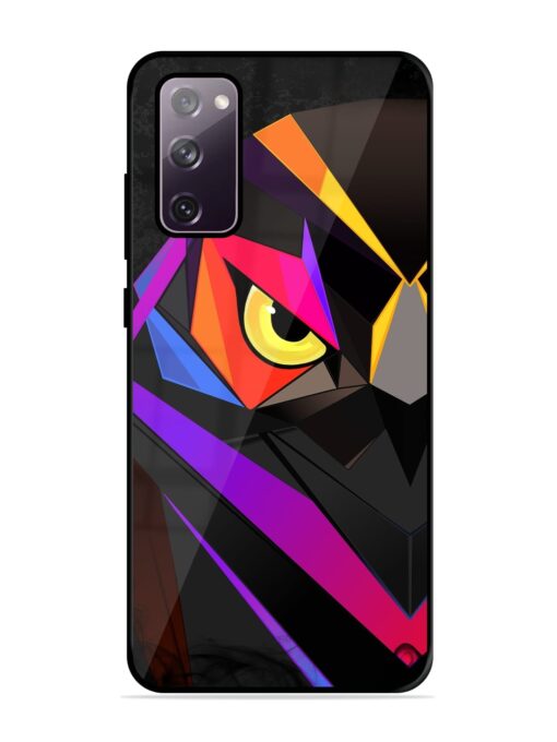 Wpap Owl Glossy Metal Phone Cover for Samsung Galaxy S20 Fe (5G) Zapvi