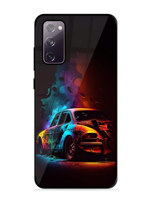 High Classic Car Art Glossy Metal Phone Cover for Samsung Galaxy S20 Fe (5G) Zapvi